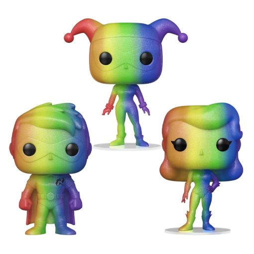 Εικόνα της Funko Pops! With Purpose: DC Pride – Heroes 3-Pack (Poison Ivy, Harley Quinn, Robin) Special Edition