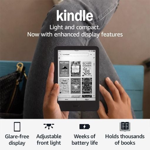 Εικόνα της Amazon Kindle 2024 Gen 11 (Νο Ads) 16GB 6" Black B0CP31T5M6