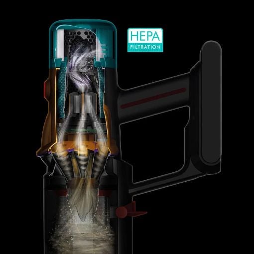 Εικόνα της Επαναφορτιζόμενη Σκούπα Stick Dyson V12 Origin Nickel/ Iron/ Nickel 492711-01