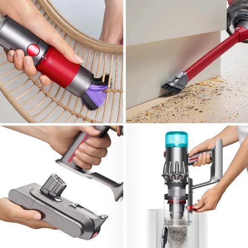 Εικόνα της Επαναφορτιζόμενη Σκούπα Stick Dyson V12 Origin Nickel/ Iron/ Nickel 492711-01