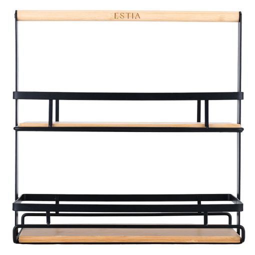Εικόνα της Θήκη Οργάνωσης με Χερούλι Estia Bamboo Essentials 2 Επιπέδων 01-30759