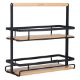 Εικόνα της Θήκη Οργάνωσης με Χερούλι Estia Bamboo Essentials 2 Επιπέδων 01-30759