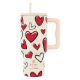 Εικόνα της Θερμός Estia Straw Tumbler XL Save The Aegean 900ml Red Valentine 01-37734