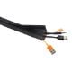 Εικόνα της Brateck VS-85 Κάλυμμα Καλωδίων Flex Wrap με Velcro 1m Black