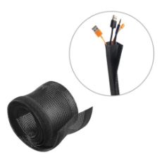 Εικόνα της Brateck VS-85 Κάλυμμα Καλωδίων Flex Wrap με Velcro 1m Black