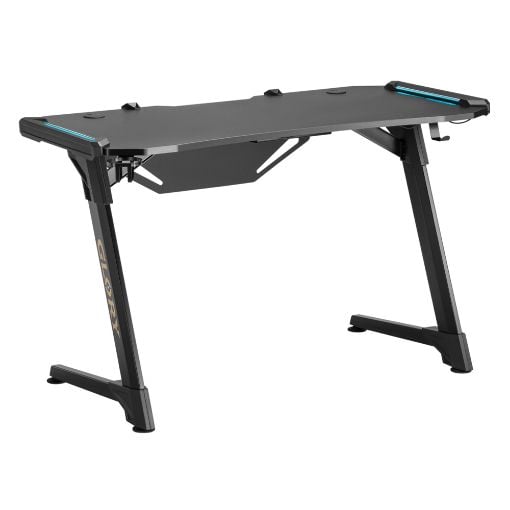 Εικόνα της Gaming Desk Brateck Glory RGB 120x60x75cm Black GMD04-1S