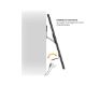 Εικόνα της Επιτοίχια Βάση Τηλεόρασης Brateck Ultra Slim Micro-Gap 43-100" Black LED-1948