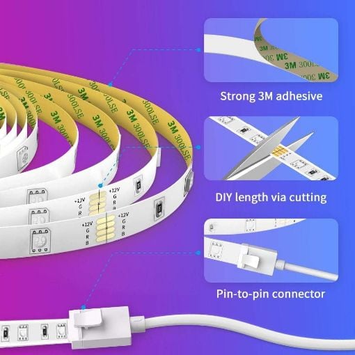 Εικόνα της Govee RGB Led Strip Lights 5M H615A