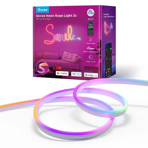 Εικόνα της Govee Neon Rope Strip Light 4m White H61D4-W