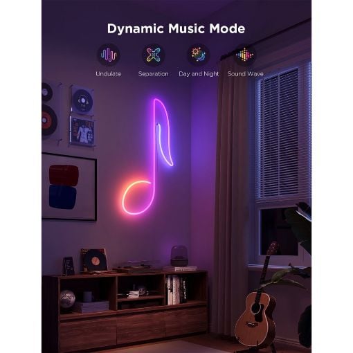Εικόνα της Govee Neon Rope Strip Light 4m Black H61D4-B