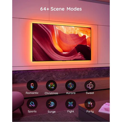 Εικόνα της Govee TV LED Backlight RGB Bluetooth 40-60" 3m H6178