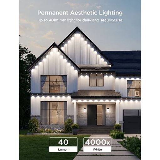 Εικόνα της Govee Permanent Outdoor Lights RGBICW Wi-Fi/Bluetooth 30m H705E