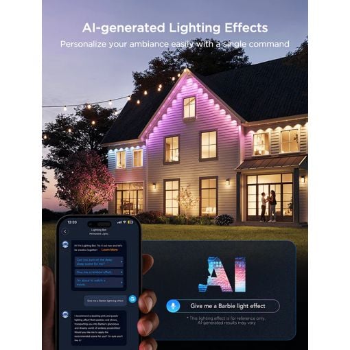 Εικόνα της Govee Permanent Outdoor Lights RGBICW Wi-Fi/Bluetooth 30m H705E