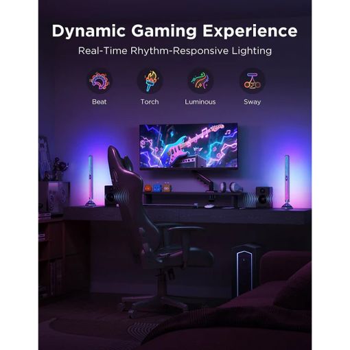 Εικόνα της Govee Gaming Light Bars Pro RGBIC 2.4 GHz Wi-Fi/Bluetooth 2τμχ H8048