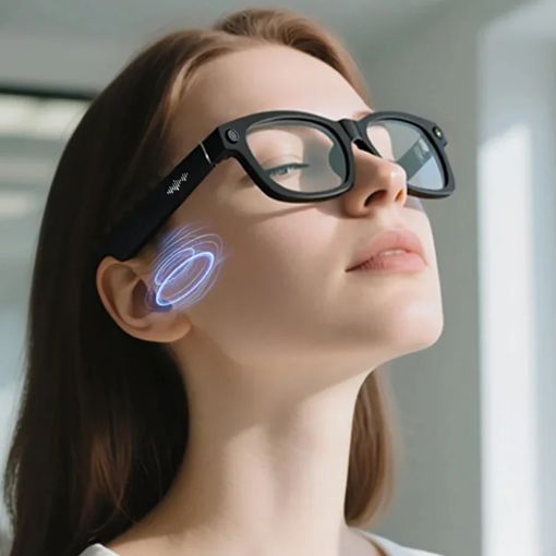 Εικόνα της Smart AI Glasses Blackview BV100 8MP HD 1200P Bluetooth Photocromic Anti-Blue Light