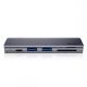 Εικόνα της USB Hub Baseus 5-in-1 USB-C to 2xUSB-A 3.0 & DisplayPort Grey CAHUN-K0G