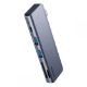 Εικόνα της USB Hub Baseus 5-in-1 USB-C to 2xUSB-A 3.0 & DisplayPort Grey CAHUN-K0G