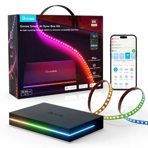 Εικόνα της Govee AI Sync Box 2 RGBICW & RGBWIC – Wi-Fi, Bluetooth, HDMI 2.1 H8604