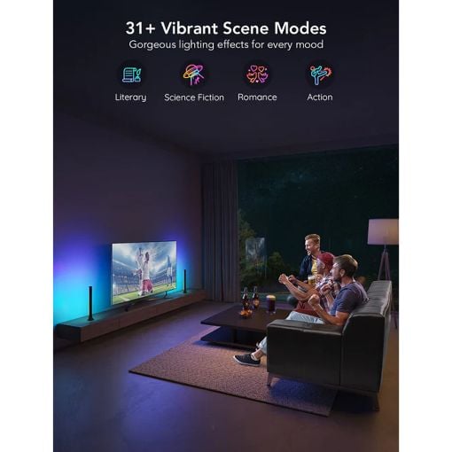Εικόνα της Govee TV Light Bars RGBIC WiFi/Bluetooth 45"–70" H6046