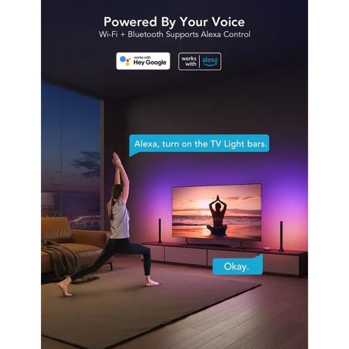 Εικόνα της Govee TV Light Bars RGBIC WiFi/Bluetooth 45"–70" H6046