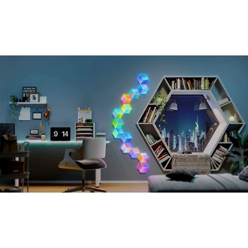 Εικόνα της Govee Glide Hexagon Pro LED Light Panels RGBIC WiFi/Bluetooth H6066