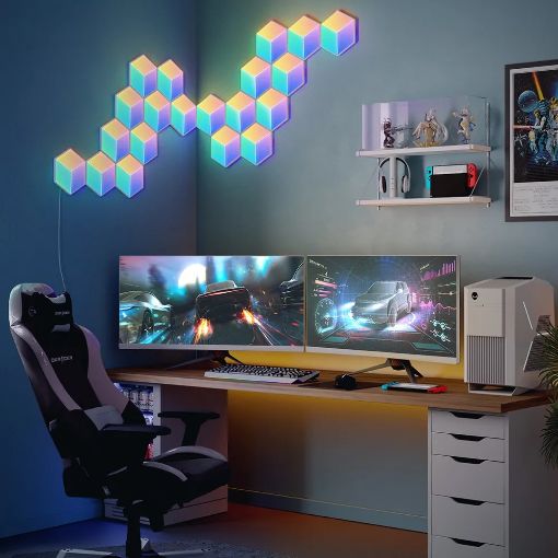 Εικόνα της Govee Glide Hexagon Pro LED Light Panels RGBIC WiFi/Bluetooth H6066