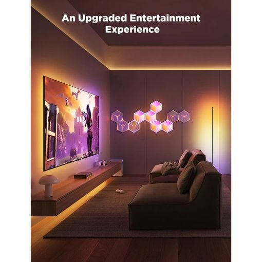 Εικόνα της Govee Glide Hexagon Light Panels Ultra RGBIC Wi-Fi/Bluetooth 7τμχ H606A