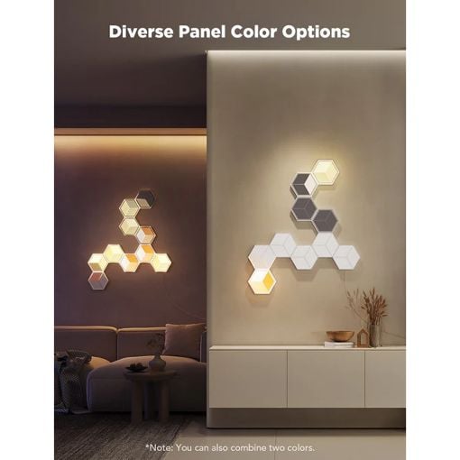 Εικόνα της Govee Glide Hexagon Light Panels Ultra RGBIC Wi-Fi/Bluetooth 7τμχ H606A