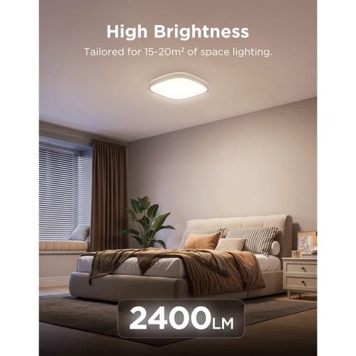 Εικόνα της Govee Square Smart Ceiling Light RGBWW + RGBIC Wi-Fi/Bluetooth 12" H80A4