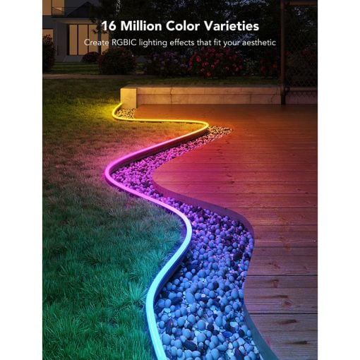 Εικόνα της Govee Outdoor Neon Strip Lights RGBIC Wi-Fi/Bluetooth 10m H61A8