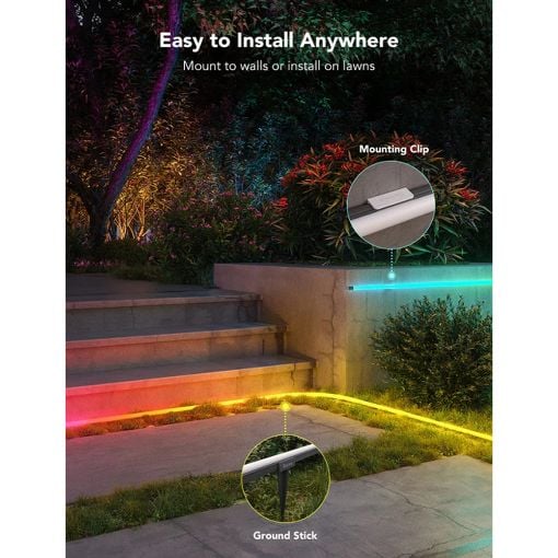 Εικόνα της Govee Outdoor Neon Strip Lights RGBIC Wi-Fi/Bluetooth 10m H61A8