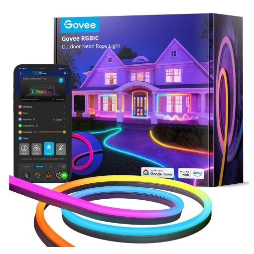 Εικόνα της Govee Outdoor Neon Strip Lights RGBIC Wi-Fi/Bluetooth 10m H61A8