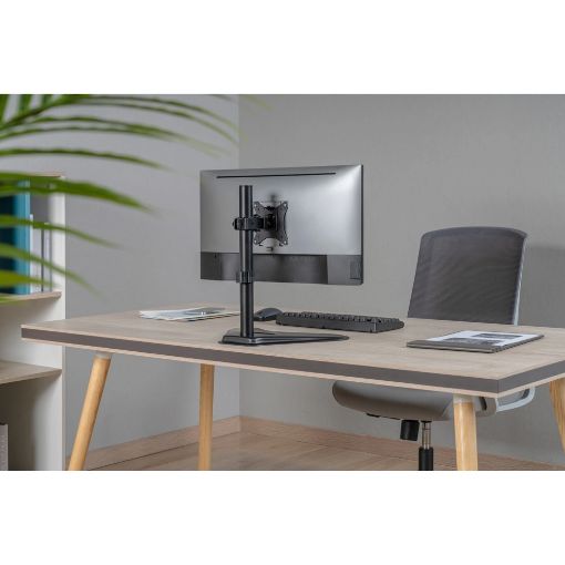 Εικόνα της Monitor Desk Stand Brateck 17-32" με Θέση για Smartphone Black LDT66-T01