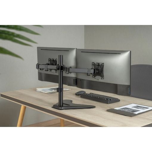 Εικόνα της Dual Monitor Desk Stand Brateck 17-32" Black LDT66-T024