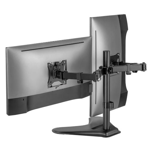 Εικόνα της Dual Monitor Desk Stand Brateck 17-32" Black LDT66-T024