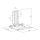 Εικόνα της Laptop Tray Brateck έως 17 " για Monitor Arms VESA 75x75 Matte Black NBH-7