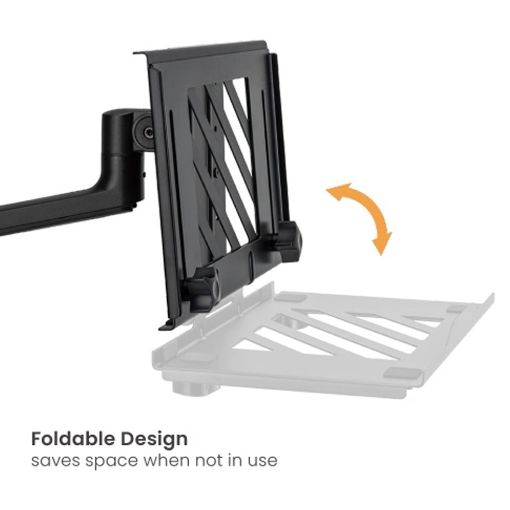 Εικόνα της Laptop Tray Brateck έως 17 " για Monitor Arms VESA 75x75 Matte Black NBH-7