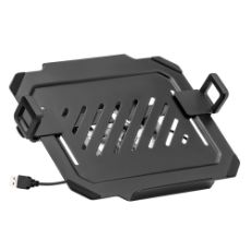 Εικόνα της Laptop Holder Brateck έως 17" για Monitor Arms VESA 75x75/100x100 με RGB και Ανεμιστήρα Matte Black NBH-8GL