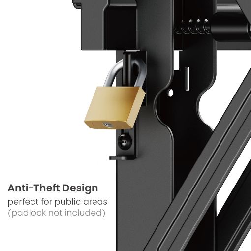Εικόνα της Επιτοίχια Βάση Τηλεόρασης Brateck Full Service Video Wall Mount 37-70" Black LVW02E-48T