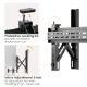 Εικόνα της Επιτοίχια Βάση Τηλεόρασης Brateck Full Service Video Wall Mount 37-70" Black LVW02E-48T