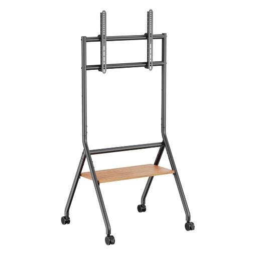 Εικόνα της Επιδαπέδια Βάση Τηλεόρασης Brateck Heavy Duty 37-86" με Ράφι & Ροδάκια TTF13E-46FW