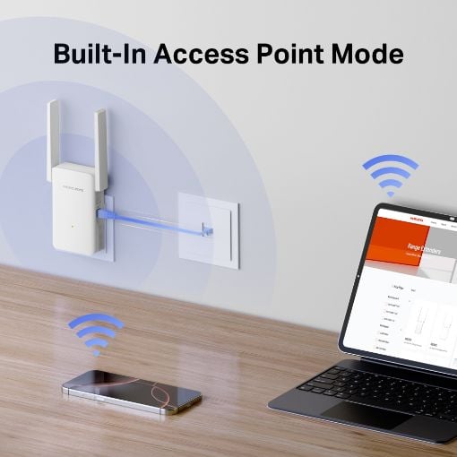 Εικόνα της Range Extender Mercusys ME80X AX3000 WiFi 6 Dual-Band