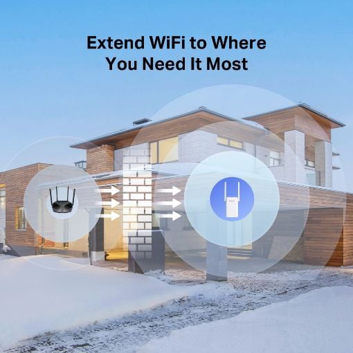 Εικόνα της Range Extender Mercusys ME80X AX3000 WiFi 6 Dual-Band