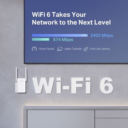 Εικόνα της Range Extender Mercusys ME80X AX3000 WiFi 6 Dual-Band