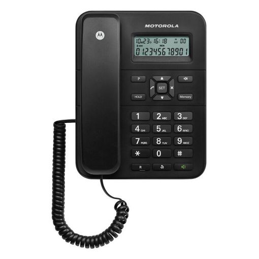 Εικόνα της Ενσύρματο Τηλέφωνο Motorola CT202 Μαύρο