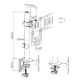 Εικόνα της Monitor Arm Brateck 17-32" Black LDT57-C01