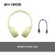 Εικόνα της Headset Sony WH-CH520 Bluetooth Yellow WHCH520Y.CE7