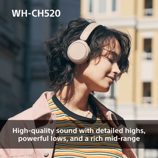 Εικόνα της Headset Sony WH-CH520 Bluetooth Yellow WHCH520Y.CE7