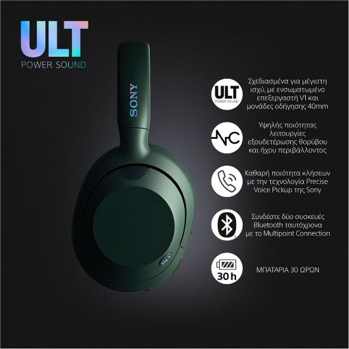 Εικόνα της Headphones Sony ULT Wear Bluetooth Forest Gray WHULT900NH.CE7
