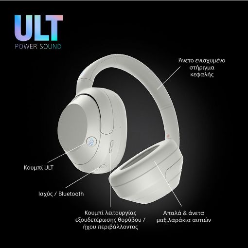 Εικόνα της Headphones Sony ULT Wear Bluetooth Off White WHULT900N.CE7